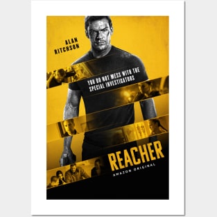 reacher minimalist Posters and Art